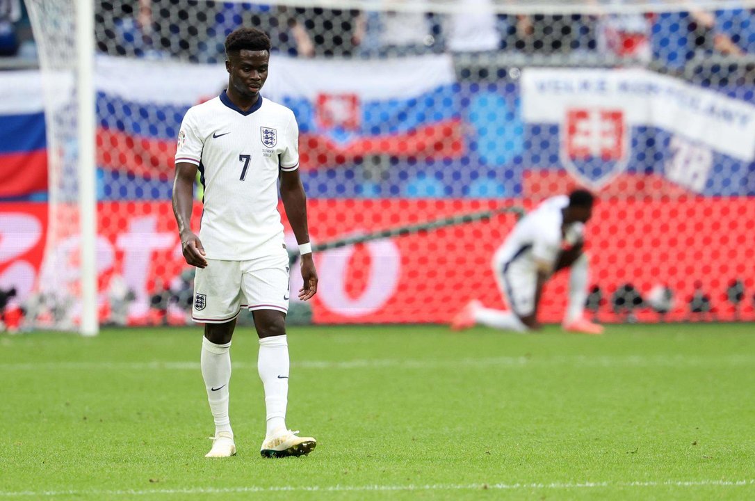 El futbolista inglés Bukayo Saka, en una foto de archivo. EFE/EPA/FRIEDEMANN VOGEL