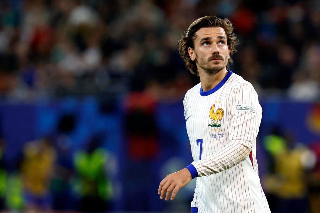 Griezmann, en el partido de cuartos de final ante Portugal. EFE/EPA/ROBERT GHEMENT